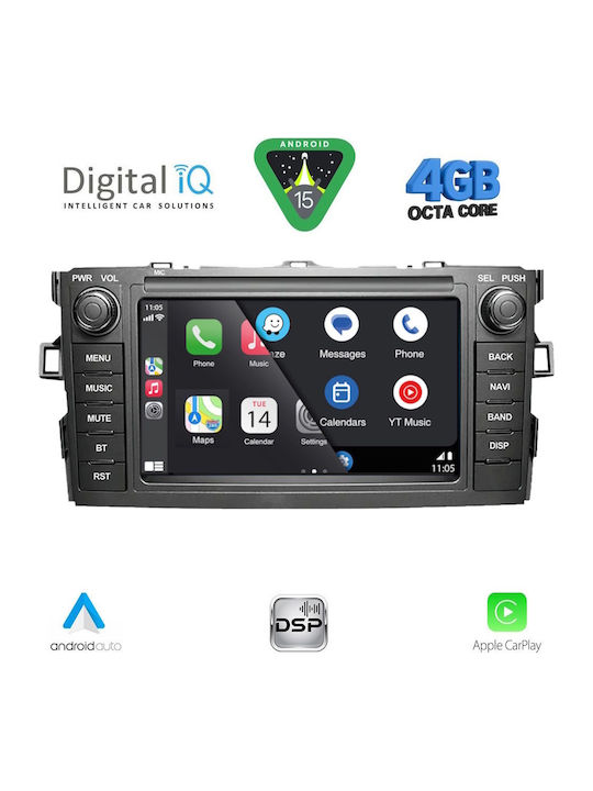 Digital IQ Автомобилна Аудио Система (Блутут/USB/WiFi/GPS/Apple-Carplay/Android-Auto)