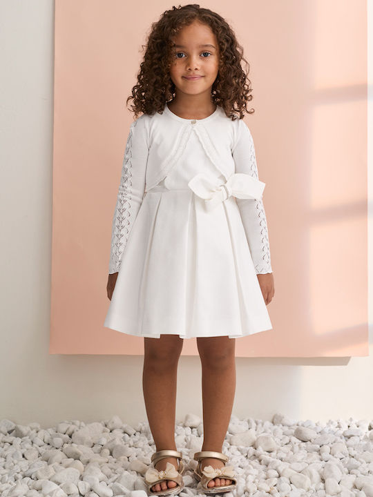 Kids Bolero Knitted Cream