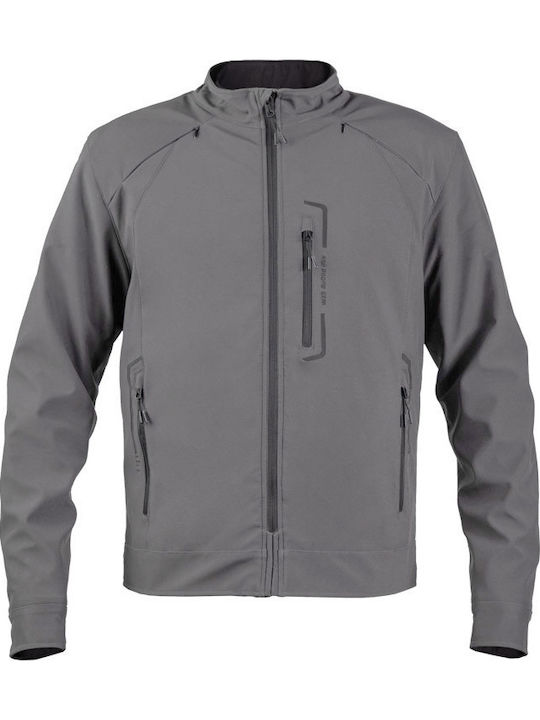 Nordcode Polo Χειμερινό Γυναικείο Μπουφάν Μηχανής Softshell Γκρι