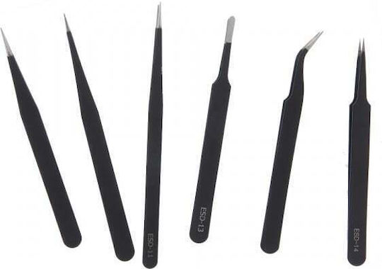 Set Of 6 Precision Tweezers 5900495035547