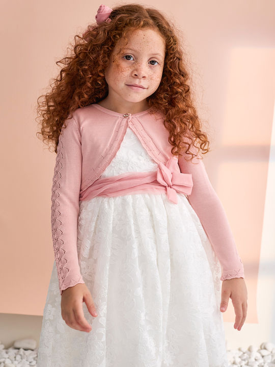 Kinderbolero Gestrickt Rosa