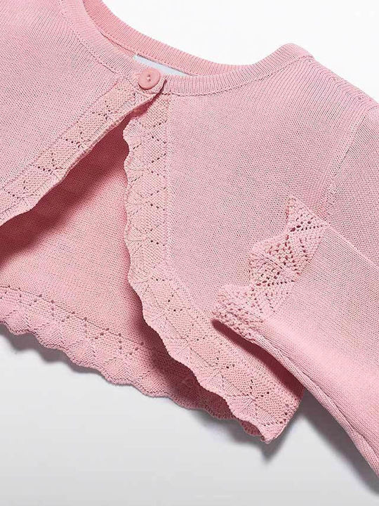 Kinderbolero Gestrickt Rosa