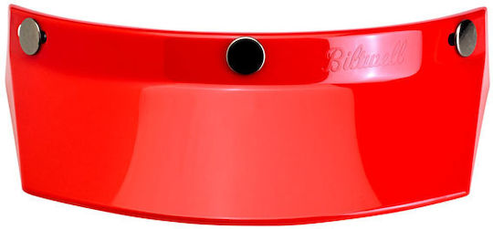 Biltwell Moto Visor Red