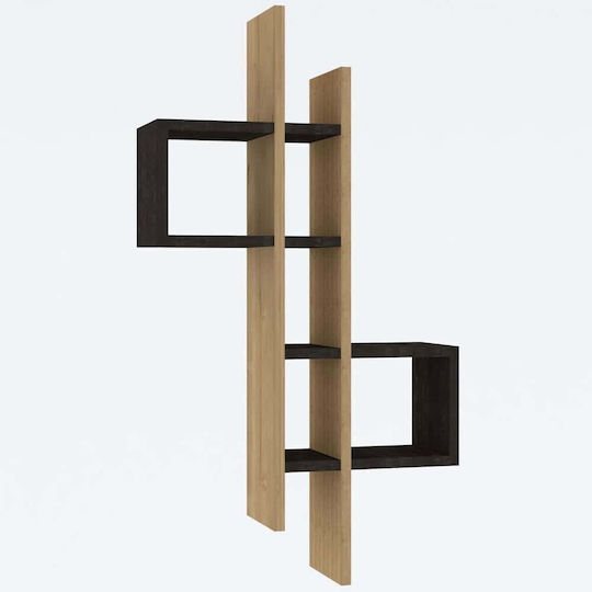 Raft Emse Stejar-Antracit 53.8x19.6x108cm