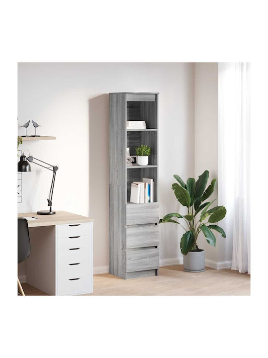 Bibliothek Grau Sonoma 37.5x35x180cm