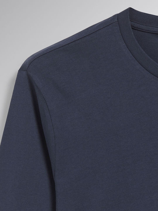 Utility Diadora Men's Long Sleeve Blouse Ml Mono Organic Color Classic Navy 177667