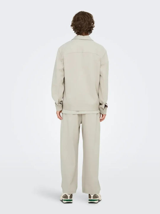 Μακρυμάνικo Overshirt Silver Lining