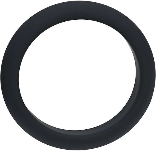 Wide O Silicone Cockring L 42mm Black