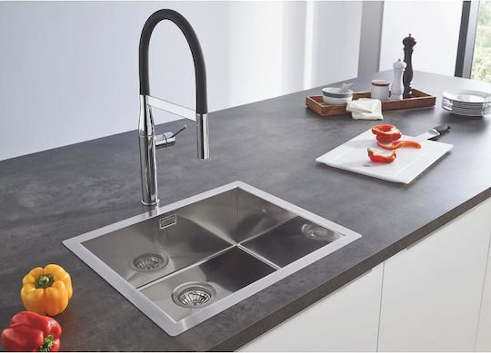 Grohe K700 Chiuvetă De Bucătărie Sub Masă Inox 80x40cm Argintiu Grohe K700 Chiuvetă De Bucătărie Sub Masă Inox 80x40cm Argintiu