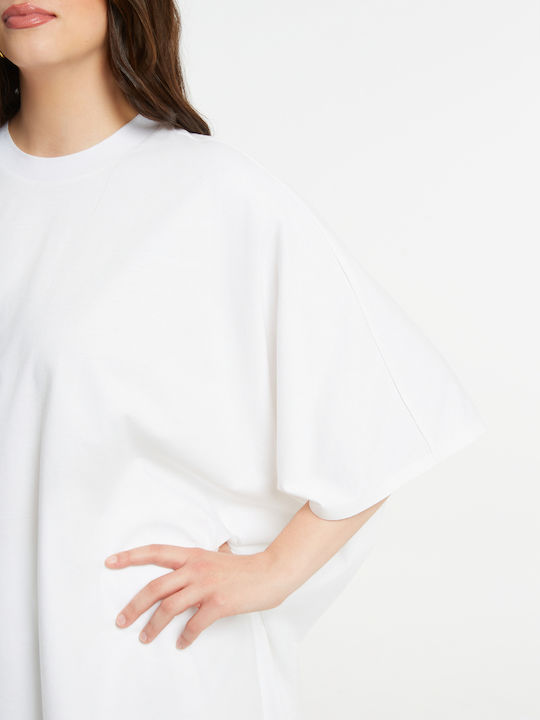 Γυναικείο Oversized T-shirt Λευκό