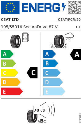 Secura Drive 195/55R16 87V MFS Sommerreifen für Passagierauto