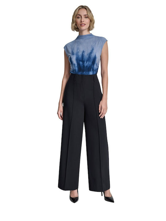 Women's Fabric Trousers Blue