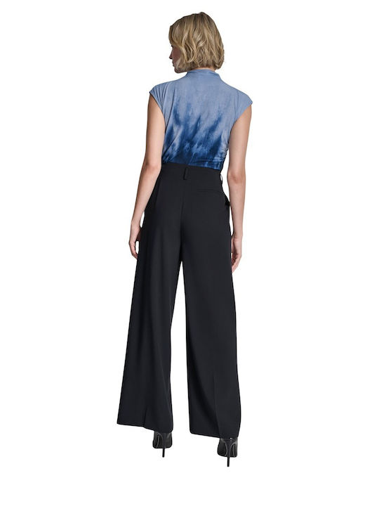 Women's Fabric Trousers Blue