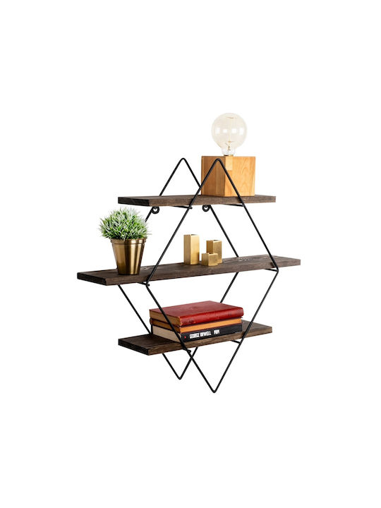 Raft A-g Erysimum Nuc Negru 38x16x42 cm