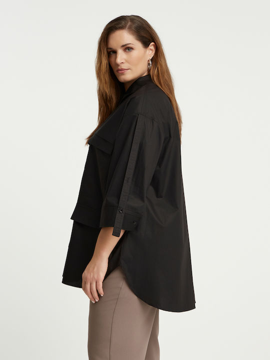 Women's Long Sleeve Shirt Black
