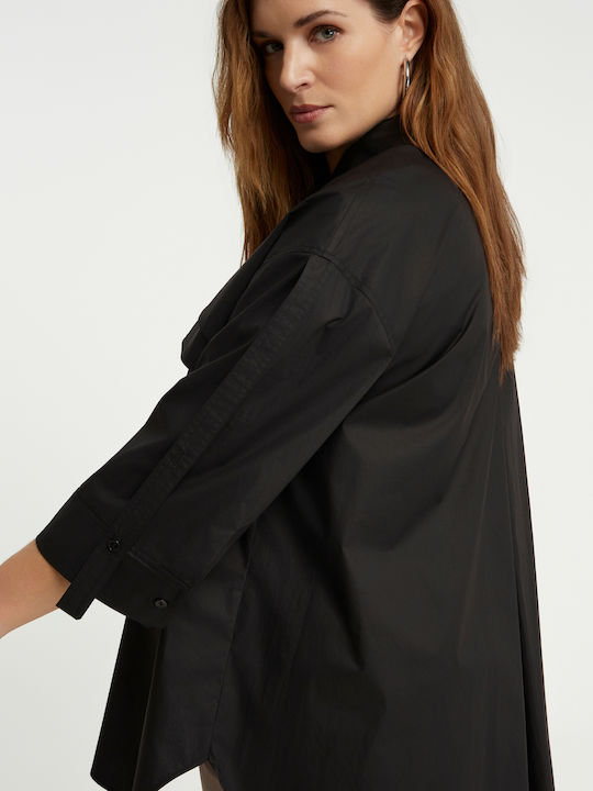 Women's Long Sleeve Shirt Black