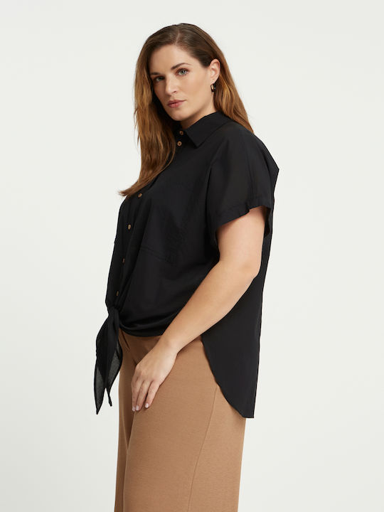 Women's Short Sleeve Shirt Black