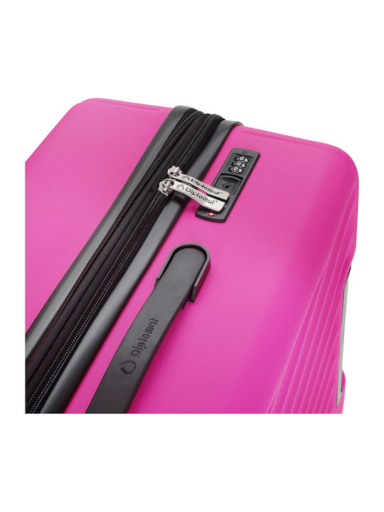 Diplomat Medium The Box Collection Suitcase Hard Pink with 4 Wheels Height 57cm