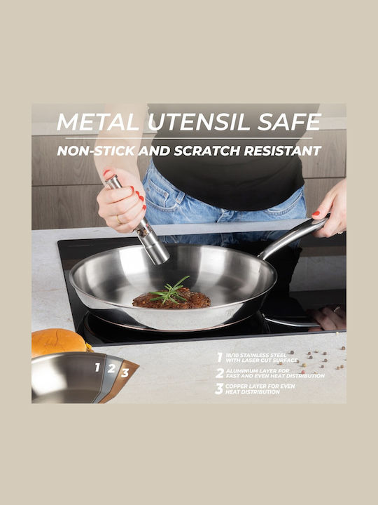 Berlinger Haus Copper Touch Collection Τηγάνι από Χαλκό 30cm