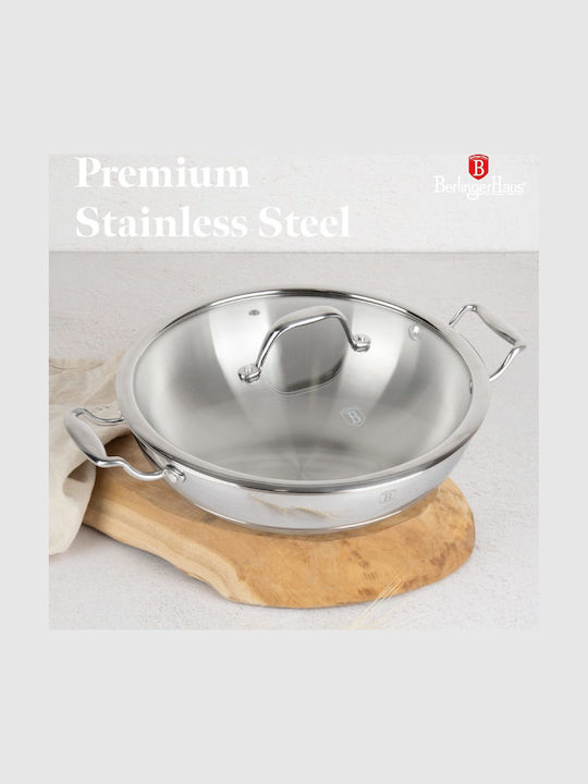 Berlinger Haus Eternal Collection Aluminum Wok with Lid 28cm