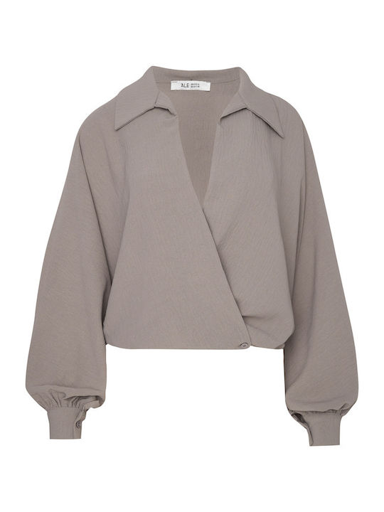 Damen Bolero Grau
