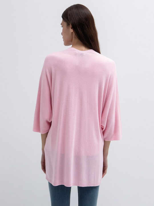 Women's Knitted Pink Cardigan