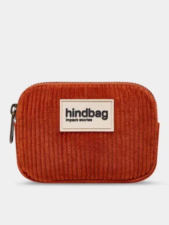 Hindbag Kinder Geldbörse mit Reißverschluss Orange