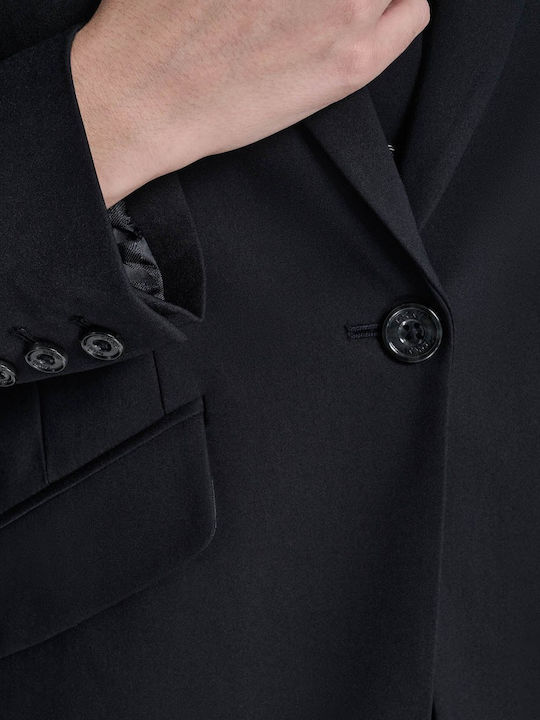 DKNY Blazer pentru femei Sacou Albastru