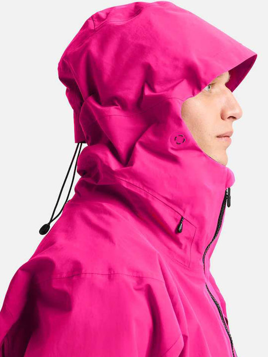 Burton 100021B69P Ανδρικό Μπουφάν Gore-Tex για Σκι & Snowboard Μωβ