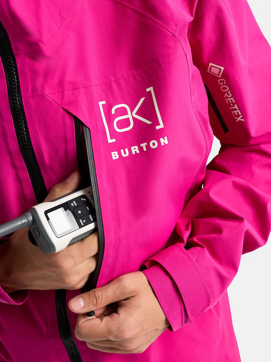 Burton 100021B69P Ανδρικό Μπουφάν Gore-Tex για Σκι & Snowboard Μωβ