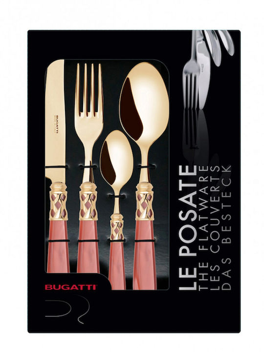Casa Bugatti Aladdin Cutlery Set Stainless Red 16pcs