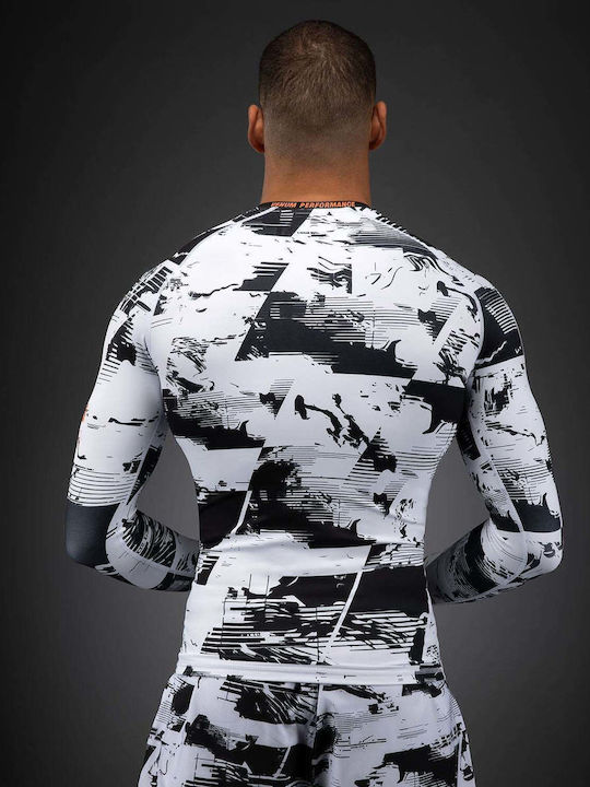 Venum Long Sleeve Shirt VNMUFC-00430-108 for Jiu-Jitsu / MMA White