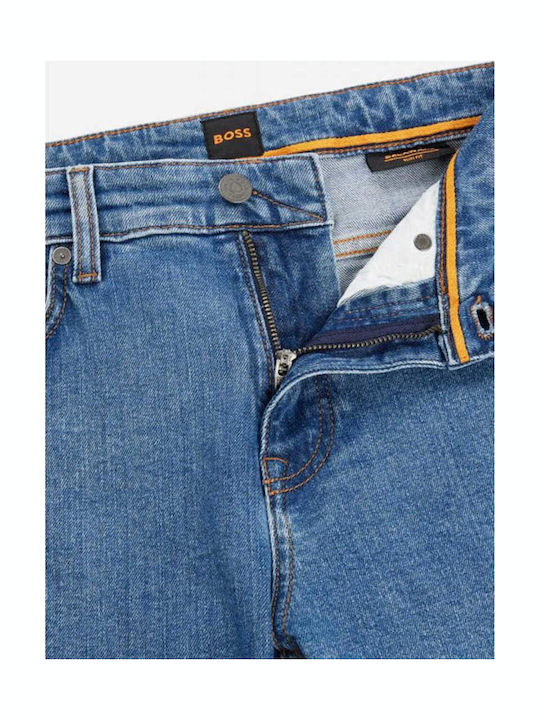 Men's Jeans Pants with Slim Fit Blue