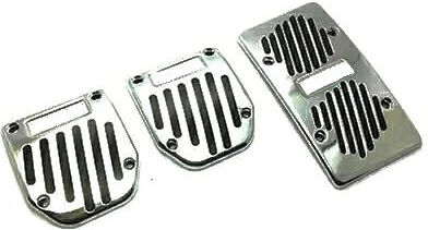 Alista Home Set de pedale Autoturism Universal Aluminiu Argintiu 3buc