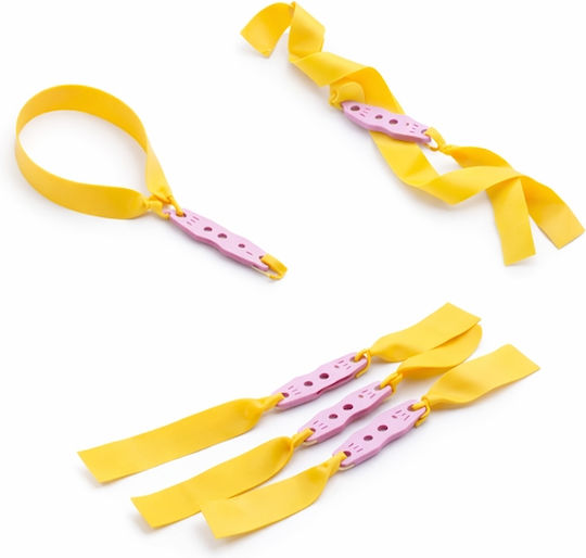 Set 5 Replacement Bands Slingshot Depox Premium Flat Rubber Yellow 0.5 Mm