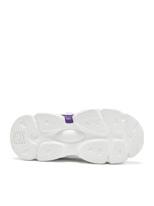 Memory Spinel 3 V Kids Sneakers Anatomic with Scratch White