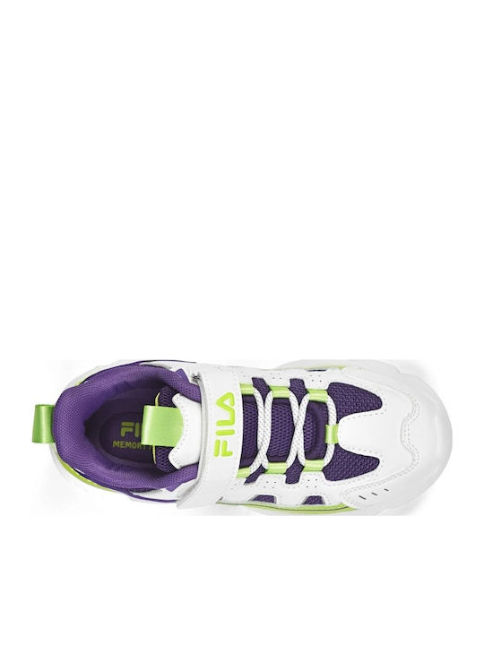 Memory Spinel 3 V Kids Sneakers Anatomic with Scratch White
