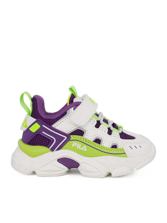 Memory Spinel 3 V Kids Sneakers Anatomic with Scratch White