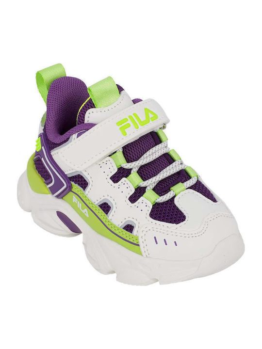 Memory Spinel 3 V Kids Sneakers Anatomic with Scratch White