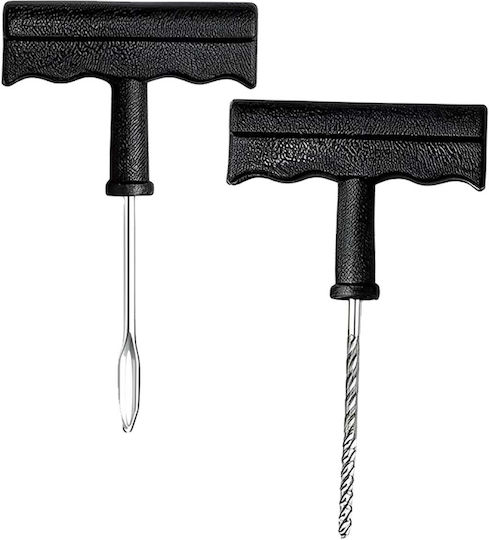 Avizar Tubeless Tire Repair Kit Hand Tools Sealing Plugs Black Silver