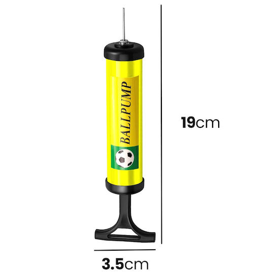 Avizar Tragbare Manuelle Ballpumpe 19 Cm Schlauch Nadel Gelbe