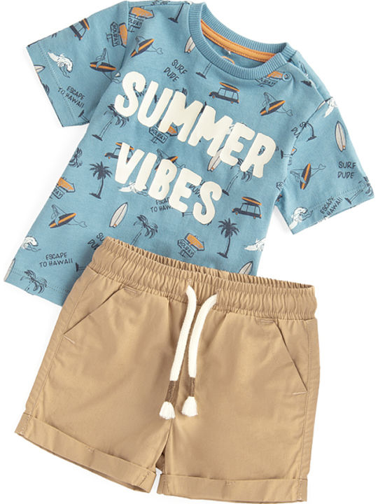 Kids' Set with Shorts Summer 2pcs Multi