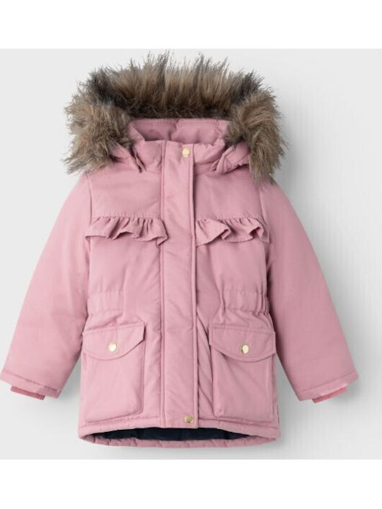 Kinder Freizeitjacke mit Kapuze Violet