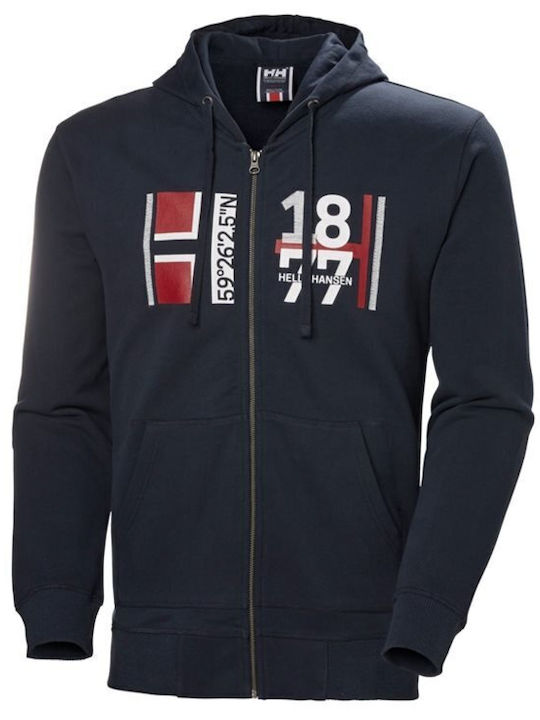1877 Fz Men's Fleece Cardigan Gray