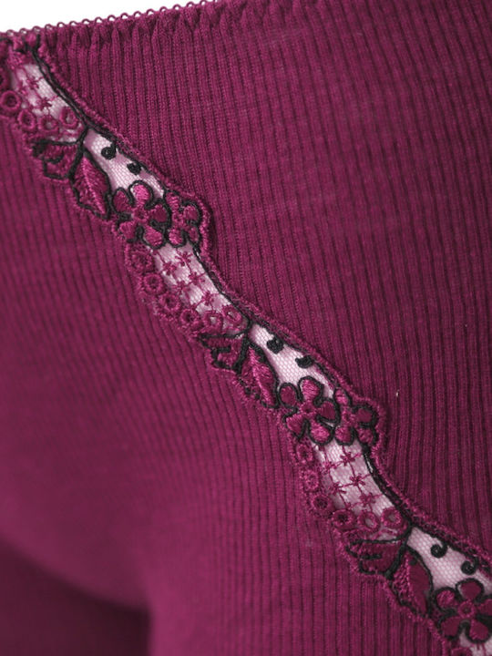Femeie Boxer Burgundy
