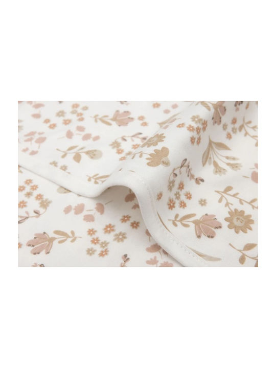 Jollein Blanket Nursery Swaddling Blankets Cotton Ecru 75x100cm
