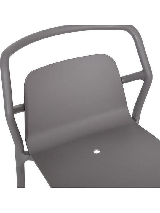 Outdoor-Stuhl Polypropylen Fl810 Gray 59x54x78εκ.