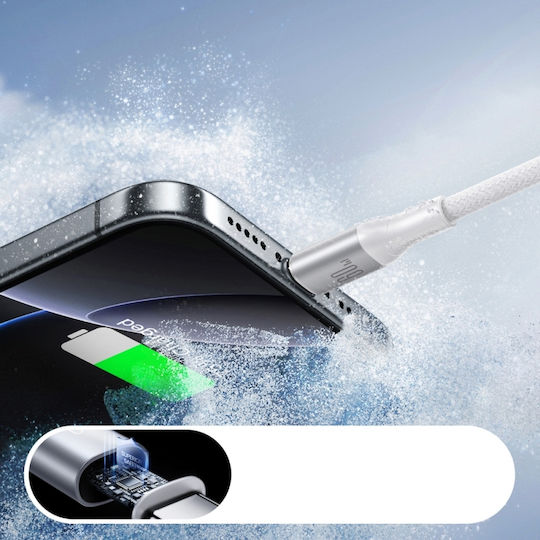 Joyroom S-A28 Flash USB 2.0 Kabel USB-C männlich - USB-A / USB-C 60W PD Weiß 1m