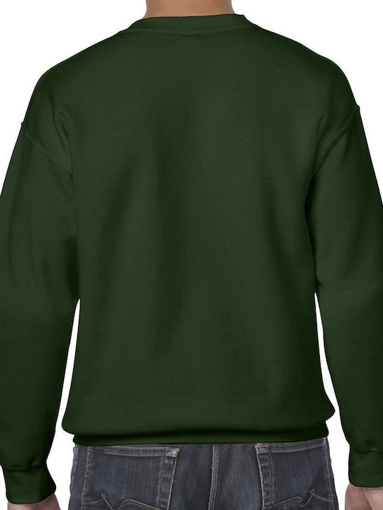 Crewneck Sweatshirt Superman Unleashed Power Pop Culture Forest Green