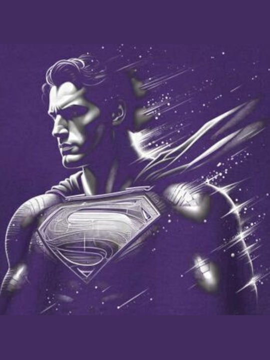 Crewneck Φούτερ Superman Speed Blur Monochromatic Pop Culture Purple Crewneck Φούτερ Superman Speed Blur Monochromatic Pop Culture Purple